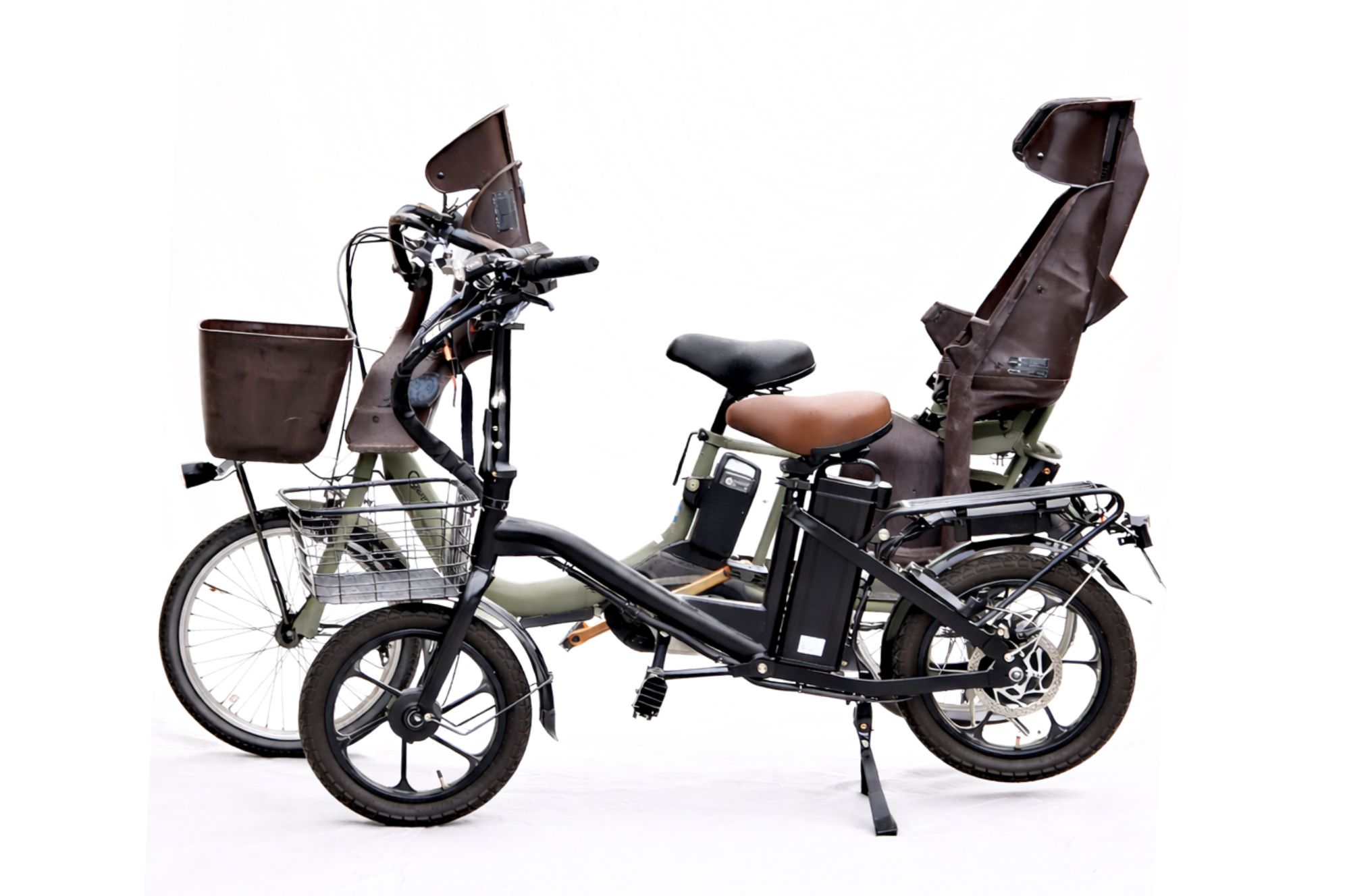 子乗せ自転車との大きさ比較