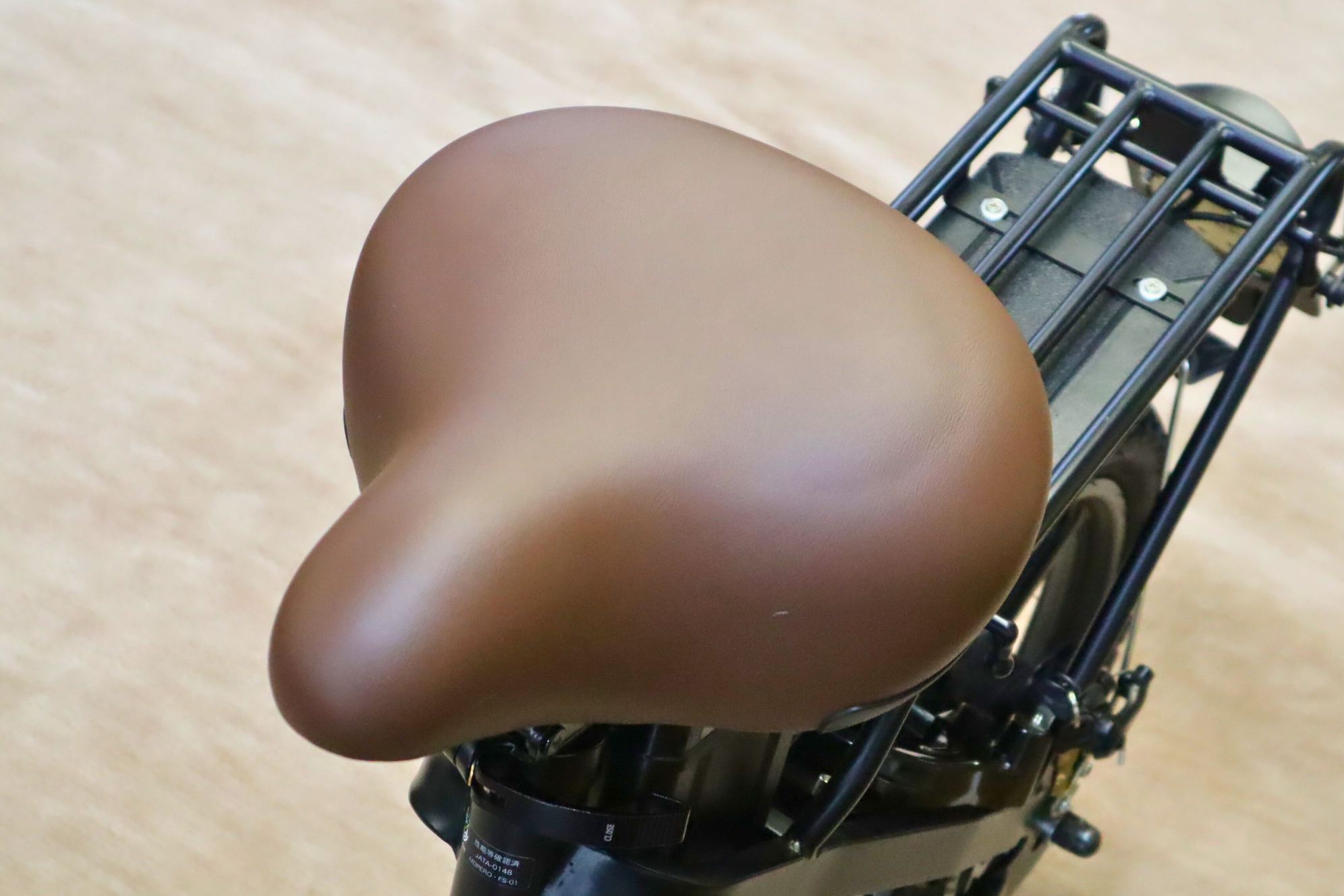 極みやわらかサドルのクローズアップ